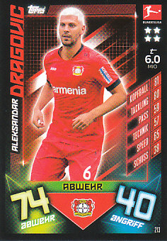 Aleksandar Dragovic Bayer 04 Leverkusen 2019/20 Topps MA Bundesliga #213